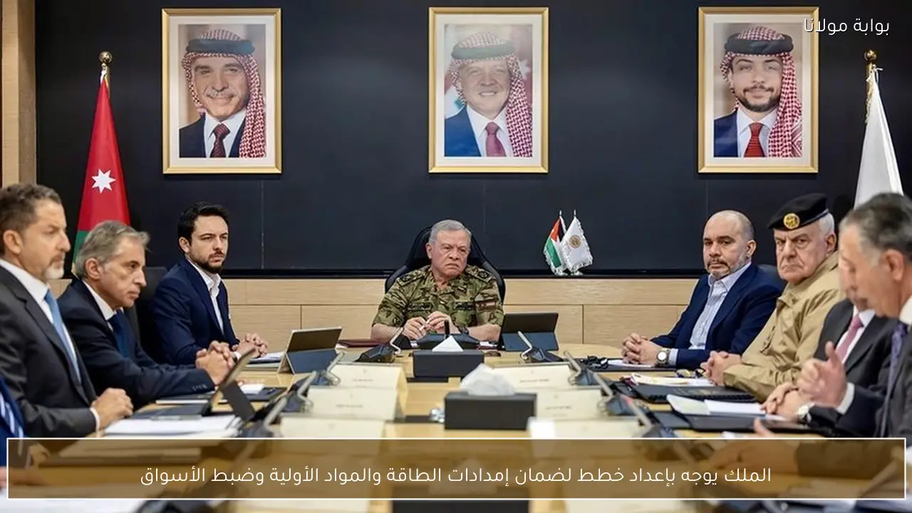 الملك يوجه بإعداد خطط لضمان إمدادات الطاقة والمواد الأولية وضبط الأسواق