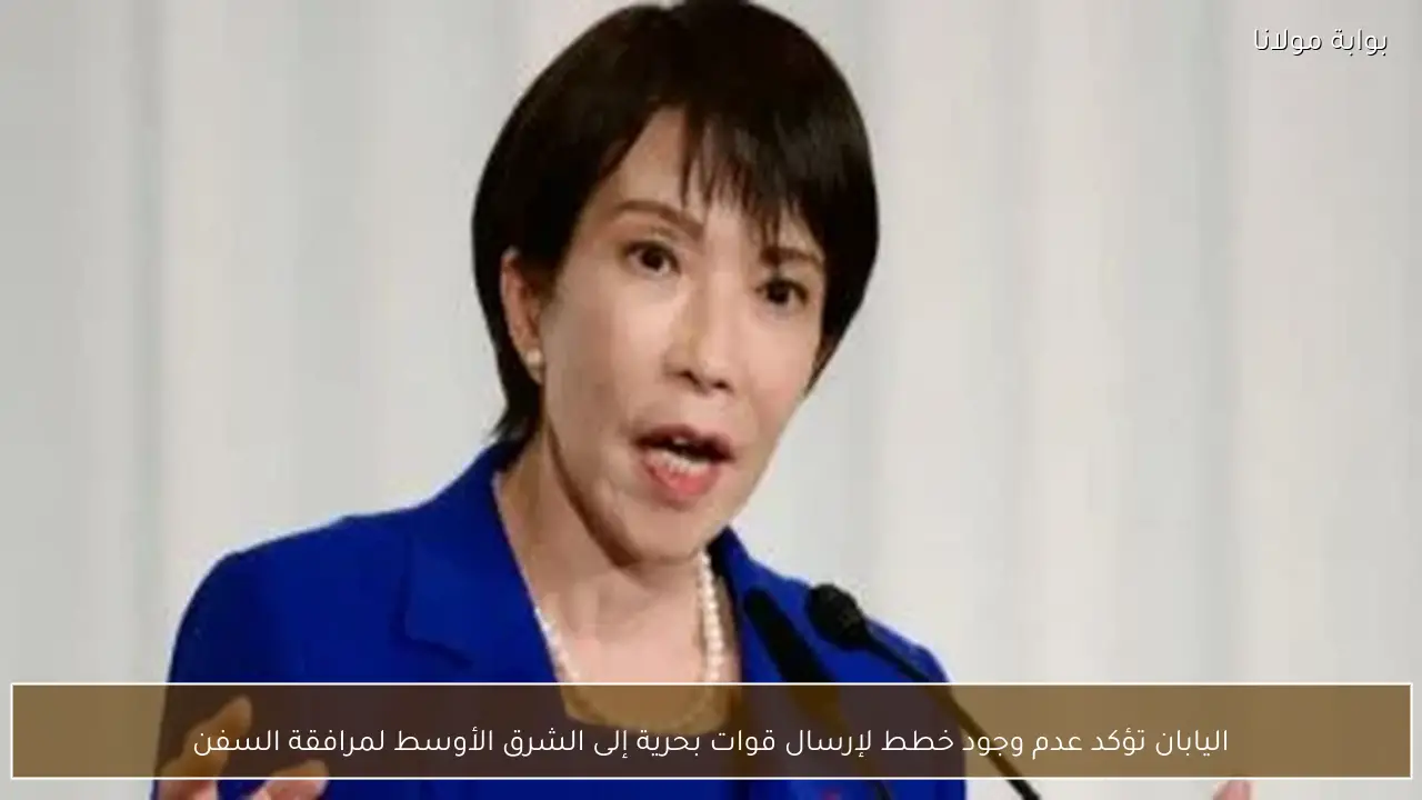 اليابان تؤكد عدم وجود خطط لإرسال قوات بحرية إلى الشرق الأوسط لمرافقة السفن