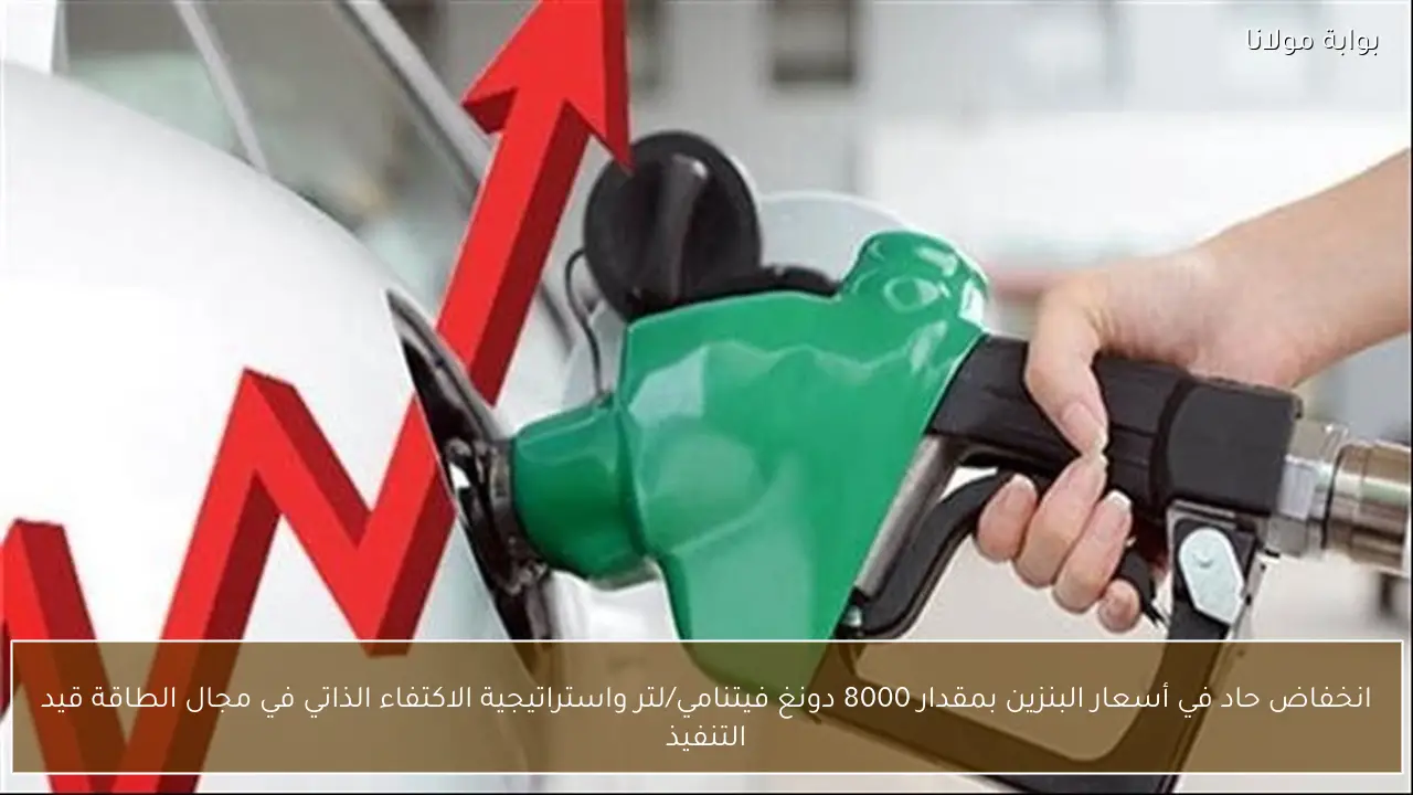 انخفاض حاد في أسعار البنزين بمقدار 8000 دونغ فيتنامي/لتر واستراتيجية الاكتفاء الذاتي في مجال الطاقة قيد التنفيذ