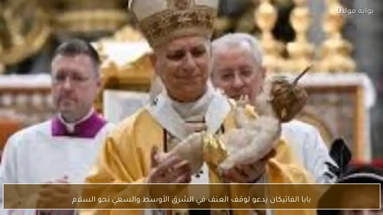 بابا الفاتيكان يدعو لوقف العنف في الشرق الأوسط والسعي نحو السلام