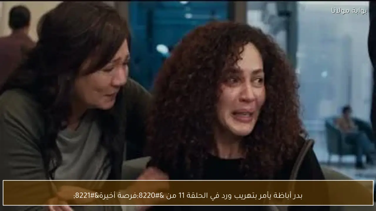 بدر أباظة يأمر بتهريب ورد في الحلقة 11 من “فرصة أخيرة”