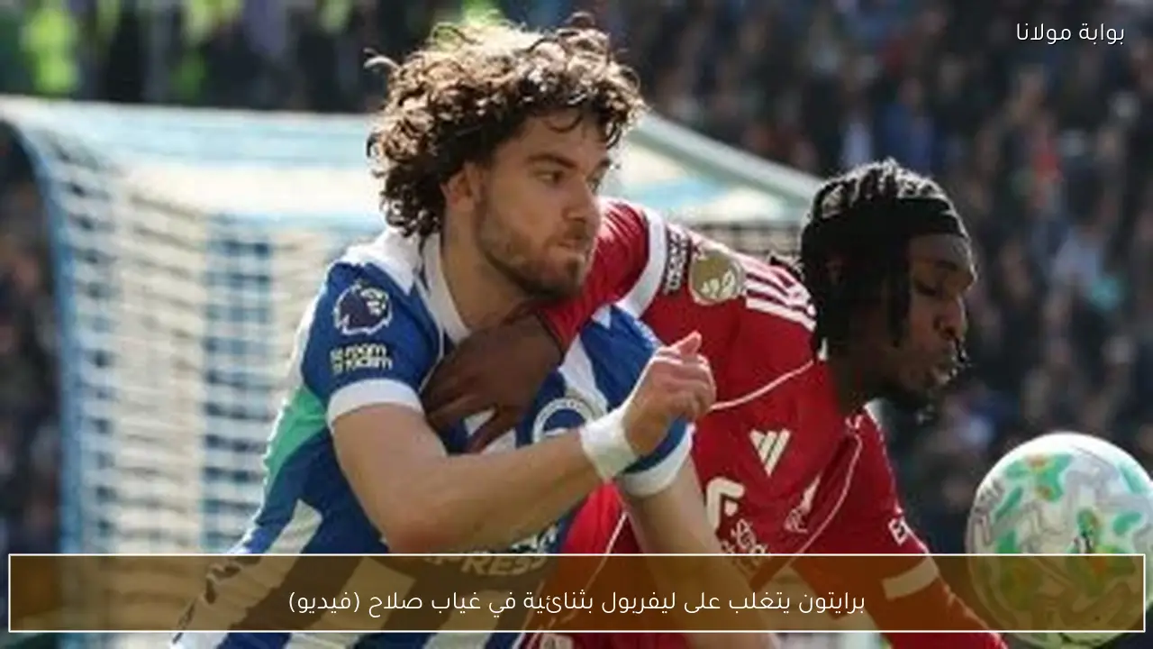 برايتون يتغلب على ليفربول بثنائية في غياب صلاح (فيديو)