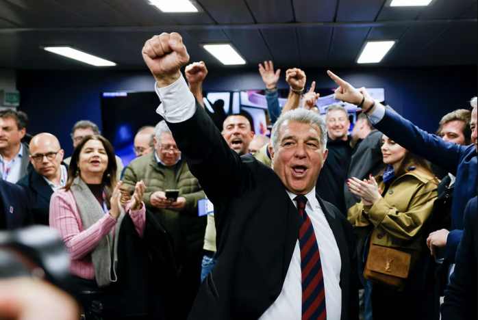 Laporta tái đắc cử chủ tịch nhiệm kỳ thứ tư, Barcelona mơ lên đỉnh châu Âu  - Ảnh 1.