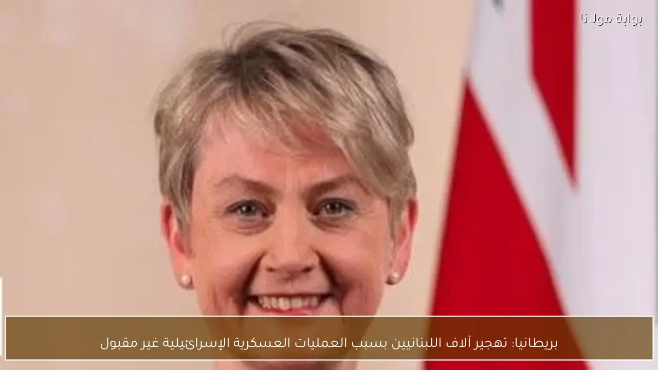 بريطانيا: تهجير آلاف اللبنانيين بسبب العمليات العسكرية الإسرائيلية غير مقبول