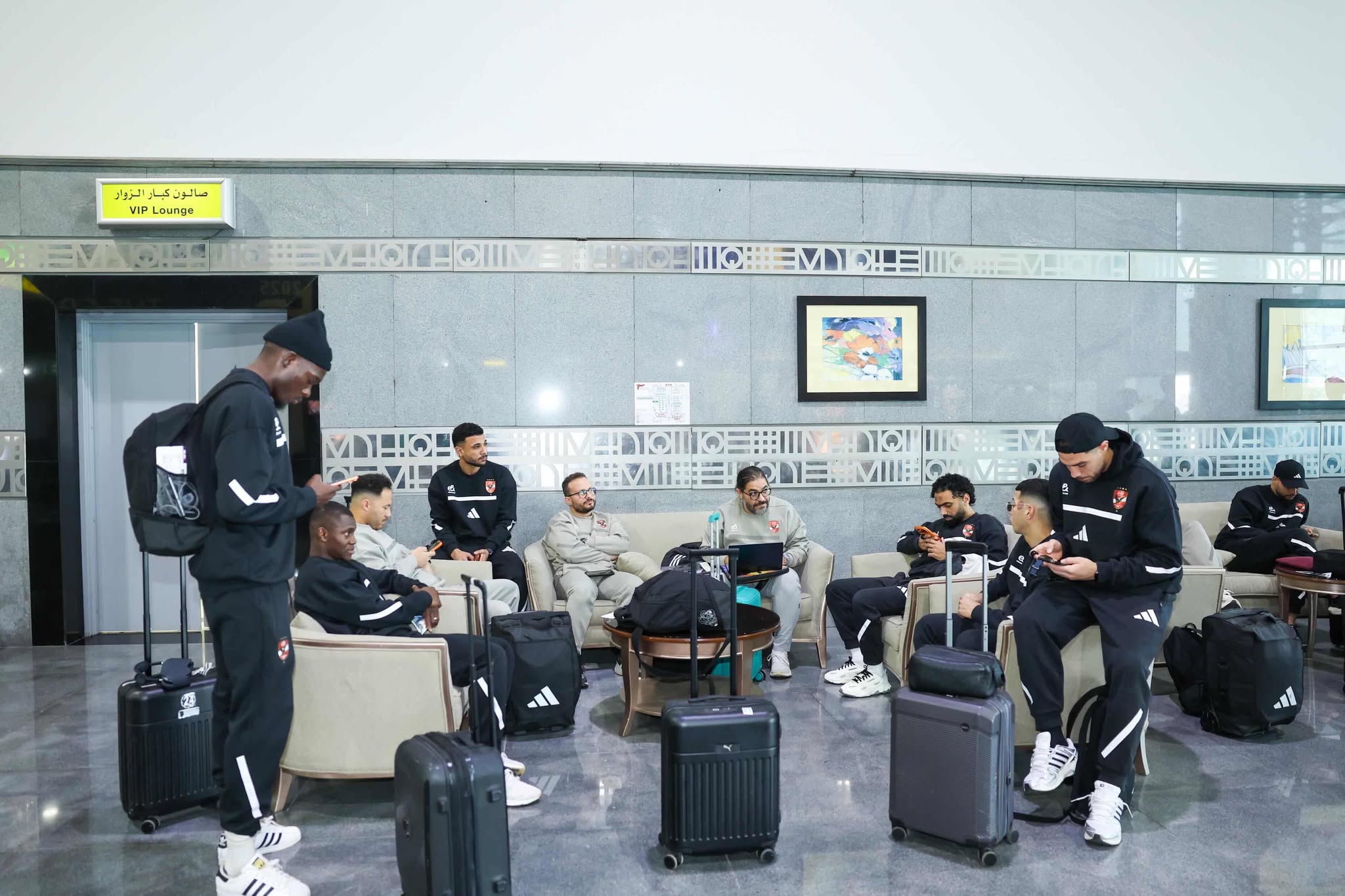 توافد بعثة الأهلى