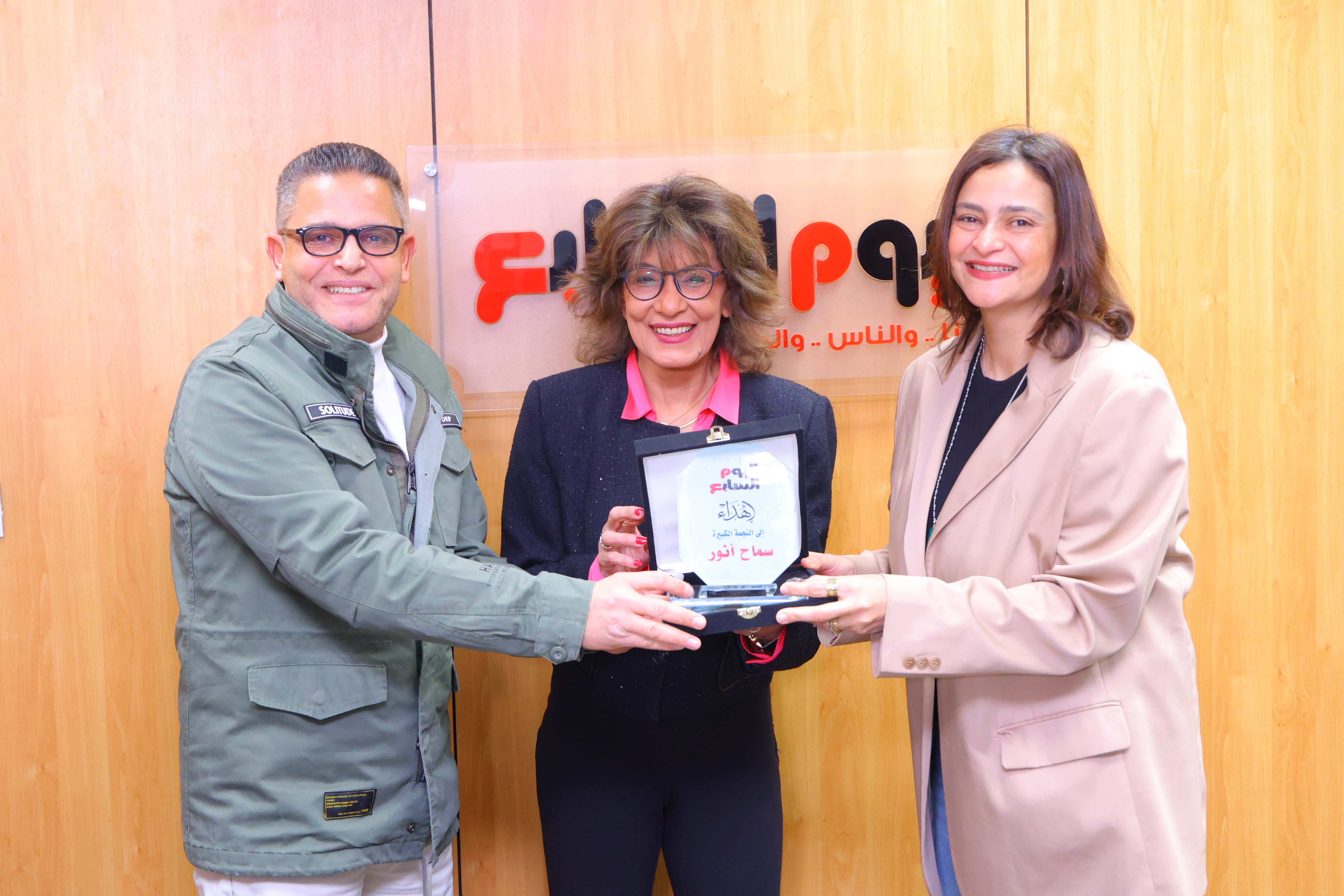 الفنانة الكبيرة سماح أنور في بوابة مولانا