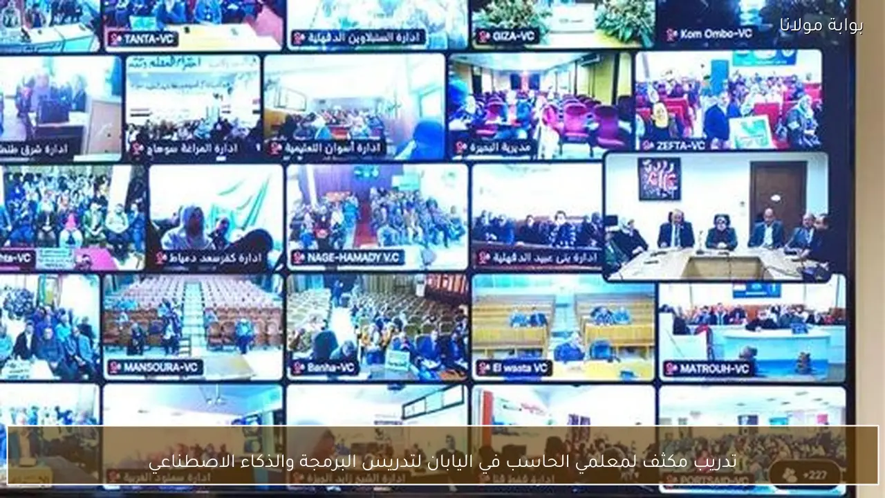 تدريب مكثف لمعلمي الحاسب في اليابان لتدريس البرمجة والذكاء الاصطناعي