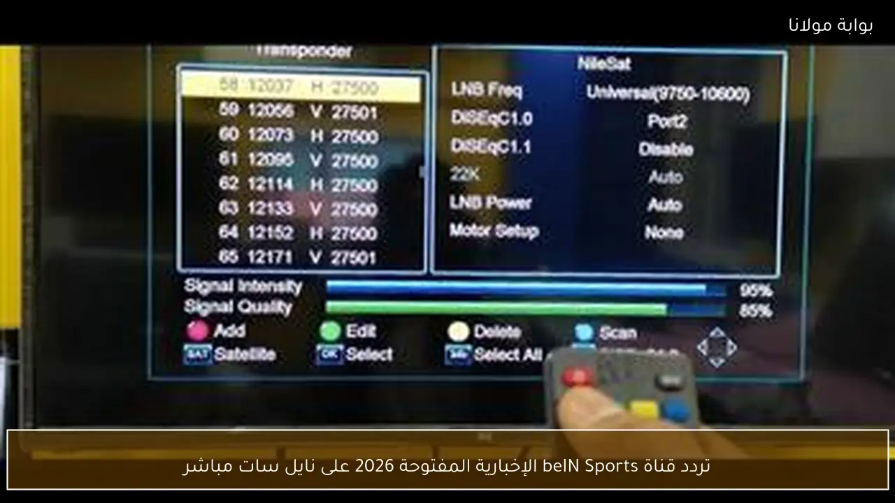 تردد قناة beIN Sports الإخبارية المفتوحة 2026 على نايل سات مباشر