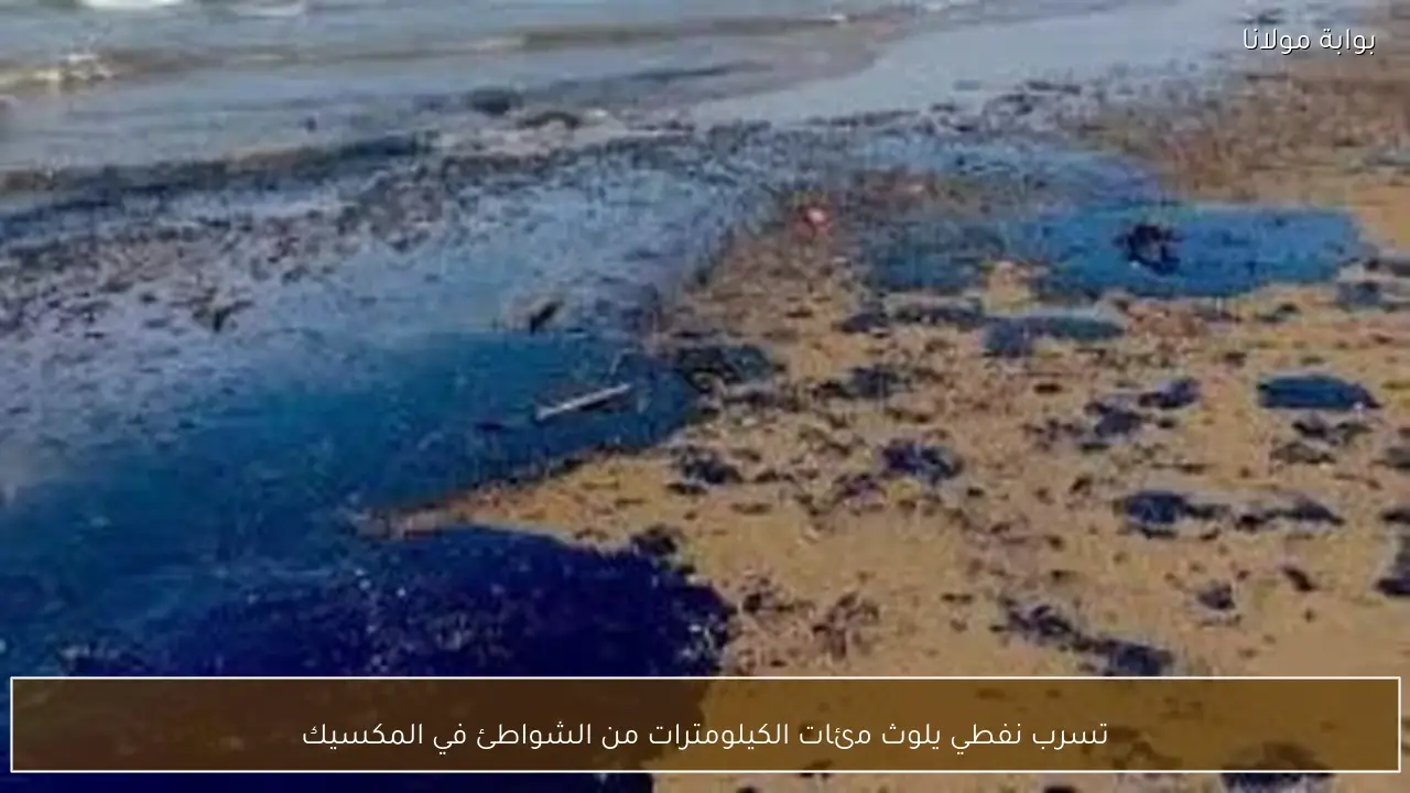 تسرب نفطي يلوث مئات الكيلومترات من الشواطئ في المكسيك