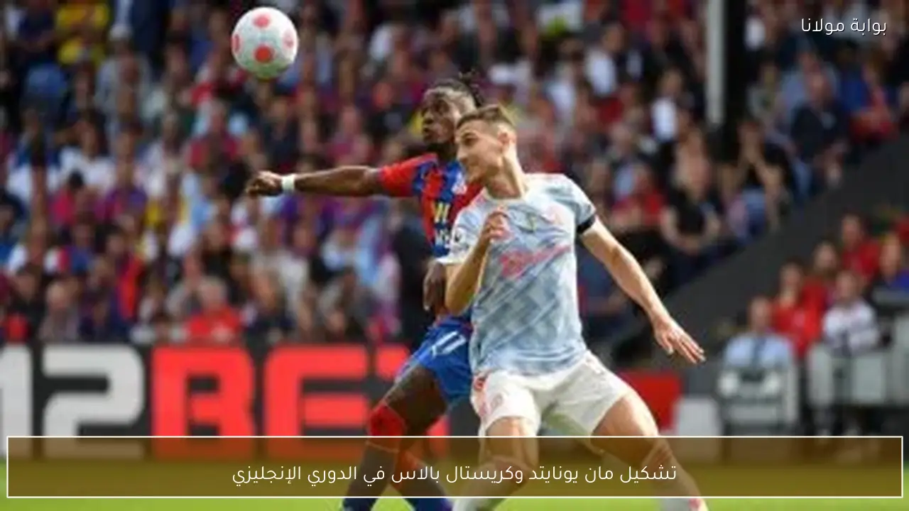 تشكيل مان يونايتد وكريستال بالاس في الدوري الإنجليزي
