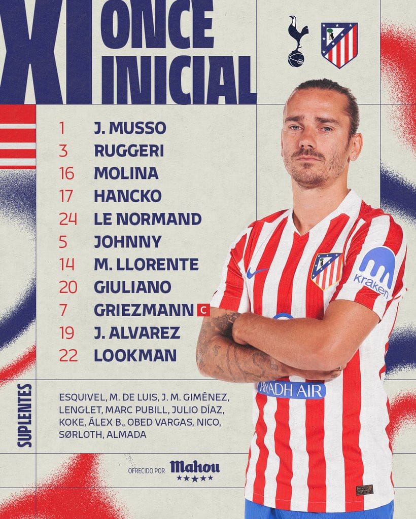 تشكيل اتلتيكو مدريد