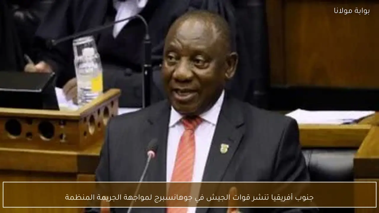 جنوب أفريقيا تنشر قوات الجيش في جوهانسبرج لمواجهة الجريمة المنظمة