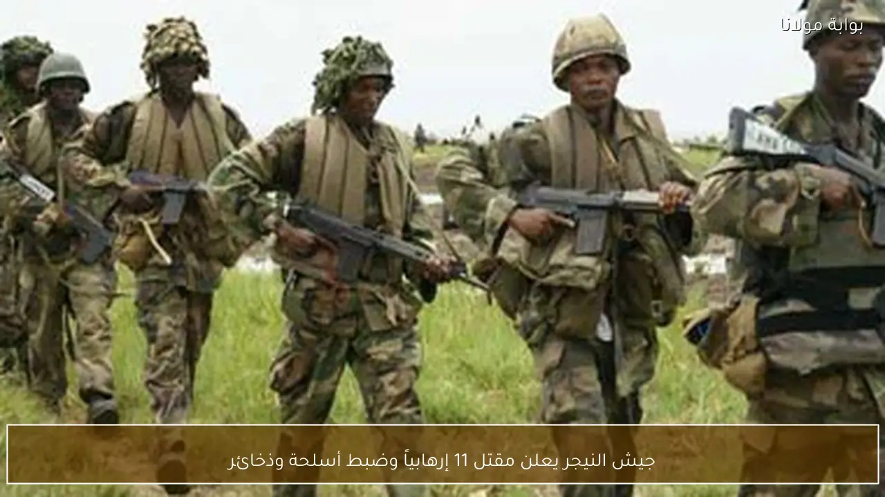 جيش النيجر يعلن مقتل 11 إرهابياً وضبط أسلحة وذخائر
