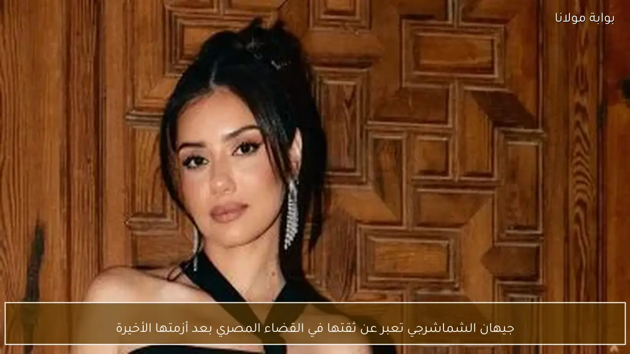 جيهان الشماشرجي تعبر عن ثقتها في القضاء المصري بعد أزمتها الأخيرة