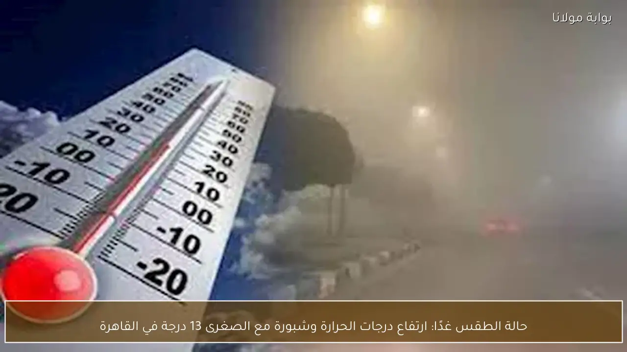 حالة الطقس غدًا: ارتفاع درجات الحرارة وشبورة مع الصغرى 13 درجة في القاهرة