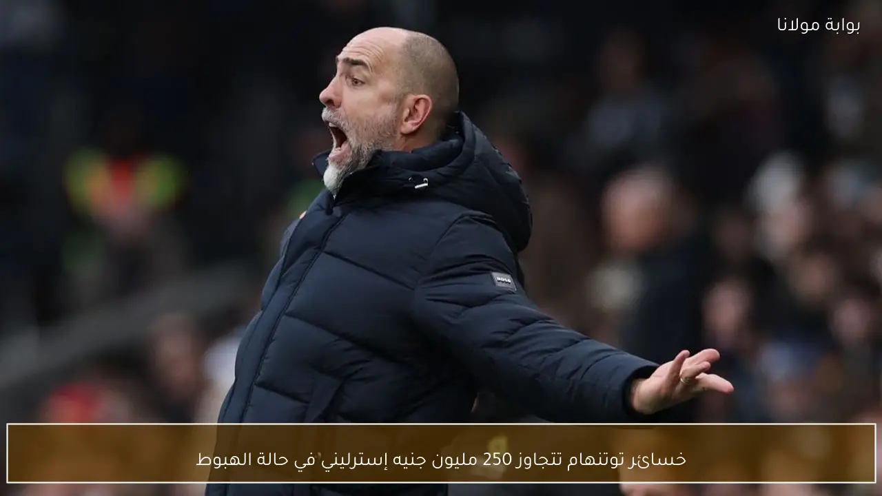 خسائر توتنهام تتجاوز 250 مليون جنيه إسترليني في حالة الهبوط