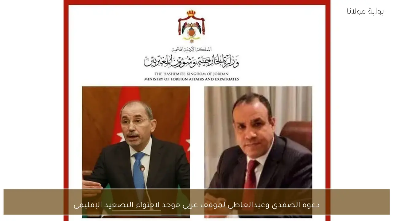 دعوة الصفدي وعبدالعاطي لموقف عربي موحد لاحتواء التصعيد الإقليمي