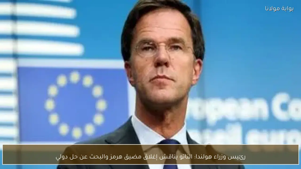 رئيس وزراء هولندا: الناتو يناقش إغلاق مضيق هرمز والبحث عن حل دولي