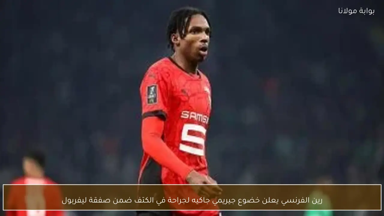 رين الفرنسي يعلن خضوع جيريمي جاكيه لجراحة في الكتف ضمن صفقة ليفربول