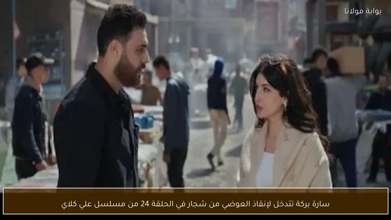 سارة بركة تتدخل لإنقاذ العوضي من شجار في الحلقة 24 من مسلسل علي كلاي