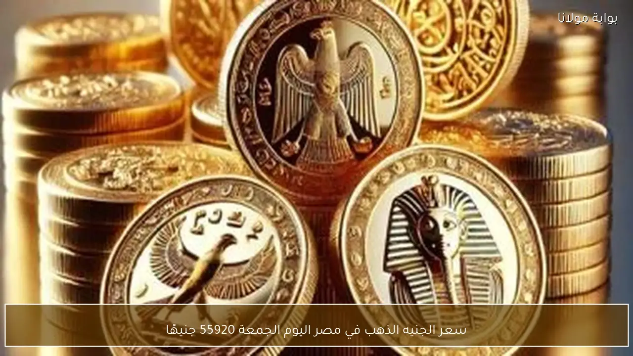 سعر الجنيه الذهب في مصر اليوم الجمعة 55920 جنيهًا
