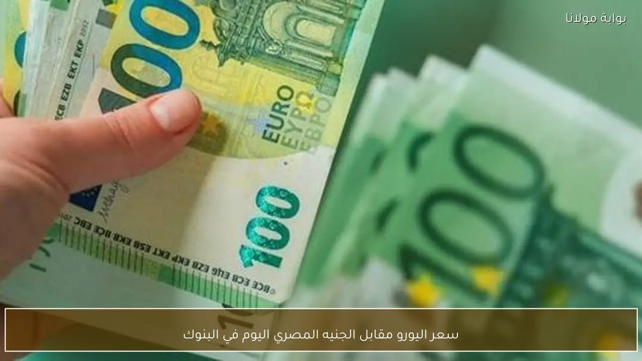 سعر اليورو مقابل الجنيه المصري اليوم في البنوك