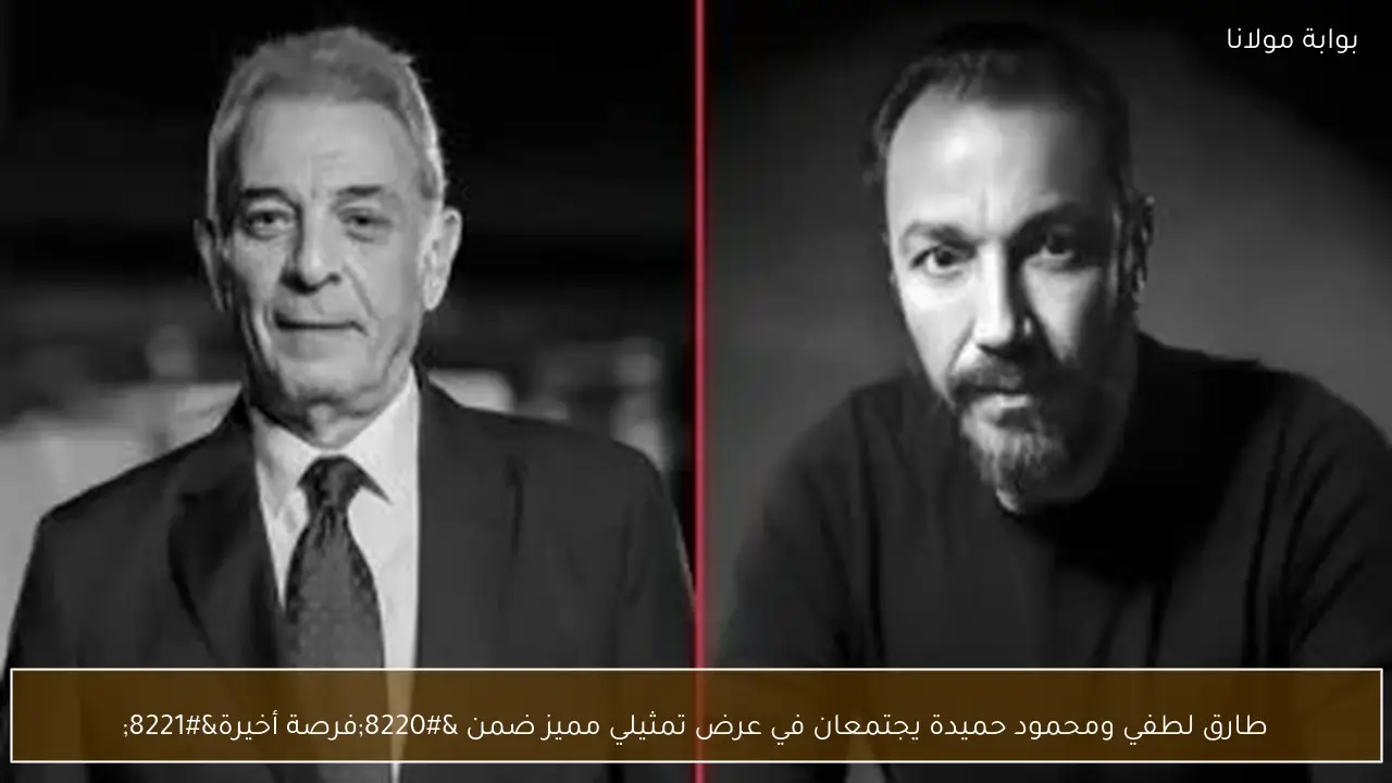 طارق لطفي ومحمود حميدة يجتمعان في عرض تمثيلي مميز ضمن “فرصة أخيرة”