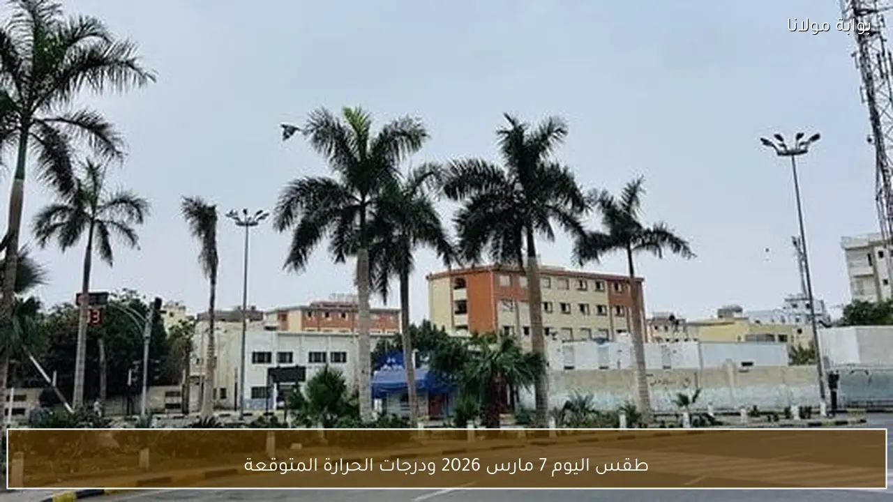 طقس اليوم 7 مارس 2026 ودرجات الحرارة المتوقعة