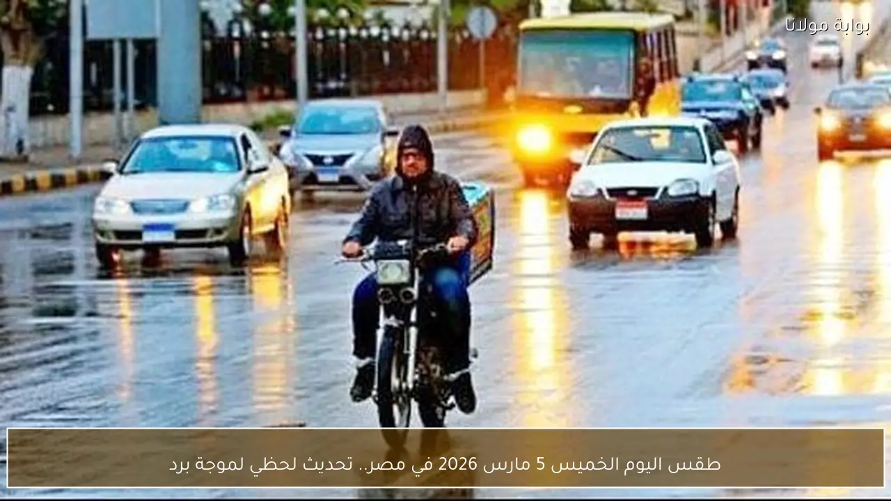 طقس اليوم الخميس 5 مارس 2026 في مصر.. تحديث لحظي لموجة برد