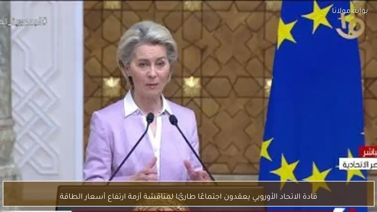 قادة الاتحاد الأوروبي يعقدون اجتماعًا طارئًا لمناقشة أزمة ارتفاع أسعار الطاقة