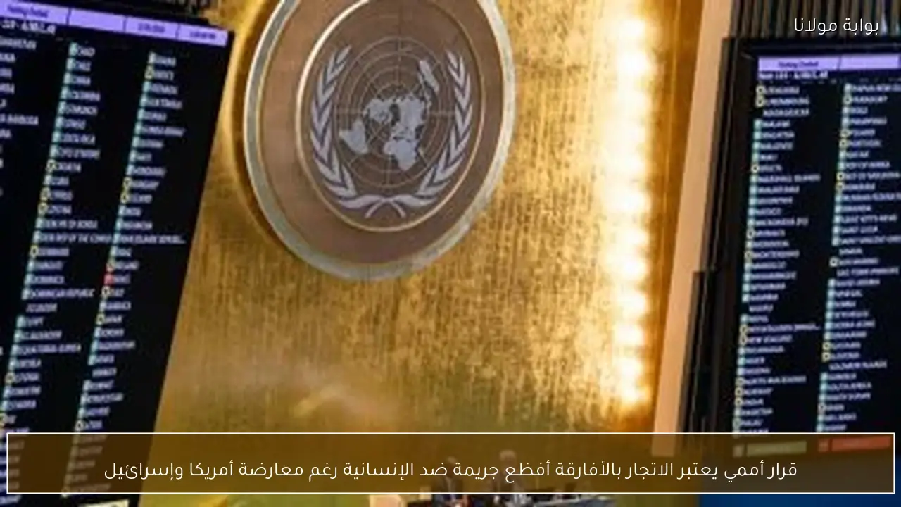 قرار أممي يعتبر الاتجار بالأفارقة أفظع جريمة ضد الإنسانية رغم معارضة أمريكا وإسرائيل