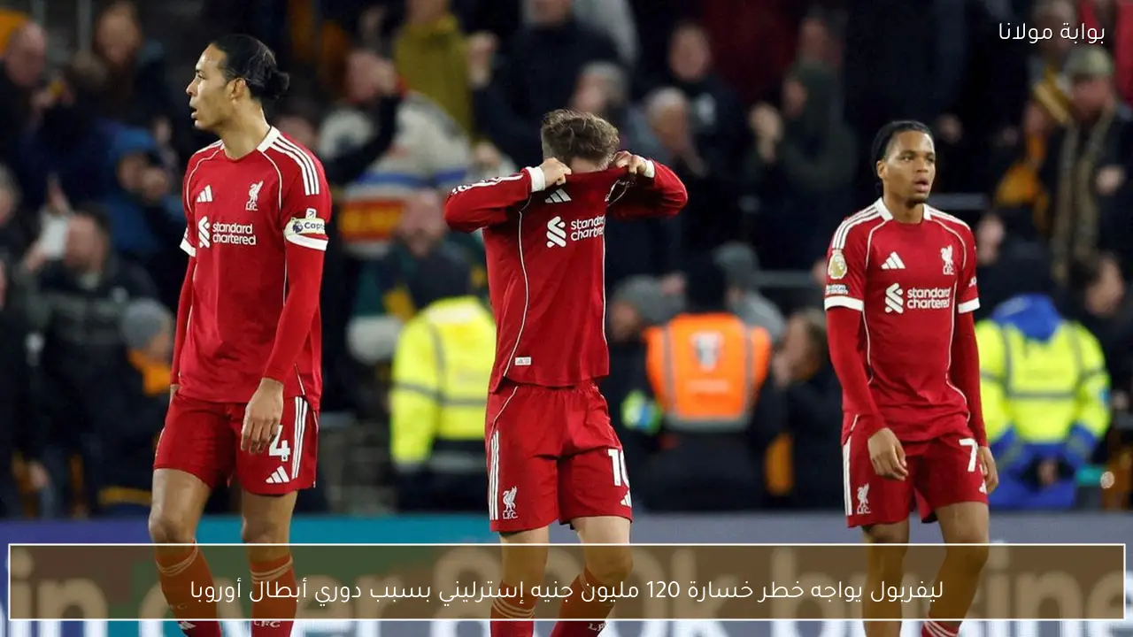 ليفربول يواجه خطر خسارة 120 مليون جنيه إسترليني بسبب دوري أبطال أوروبا