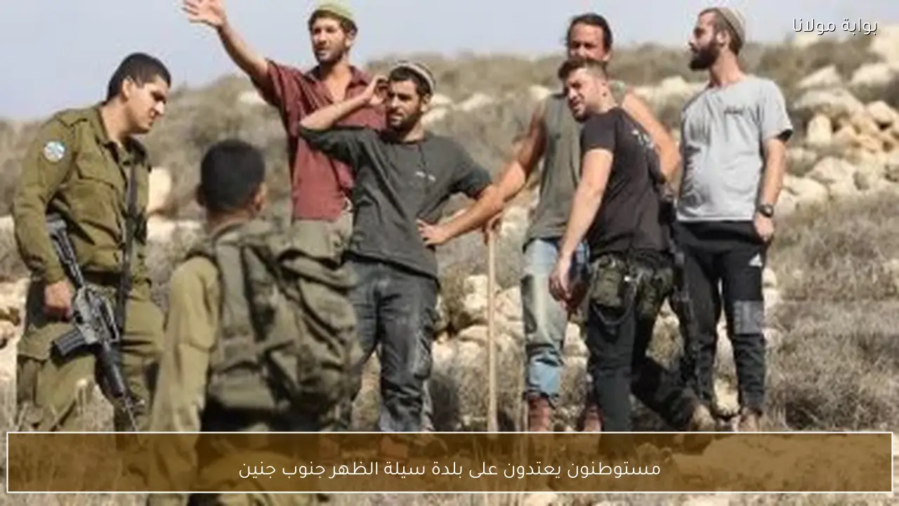 مستوطنون يعتدون على بلدة سيلة الظهر جنوب جنين