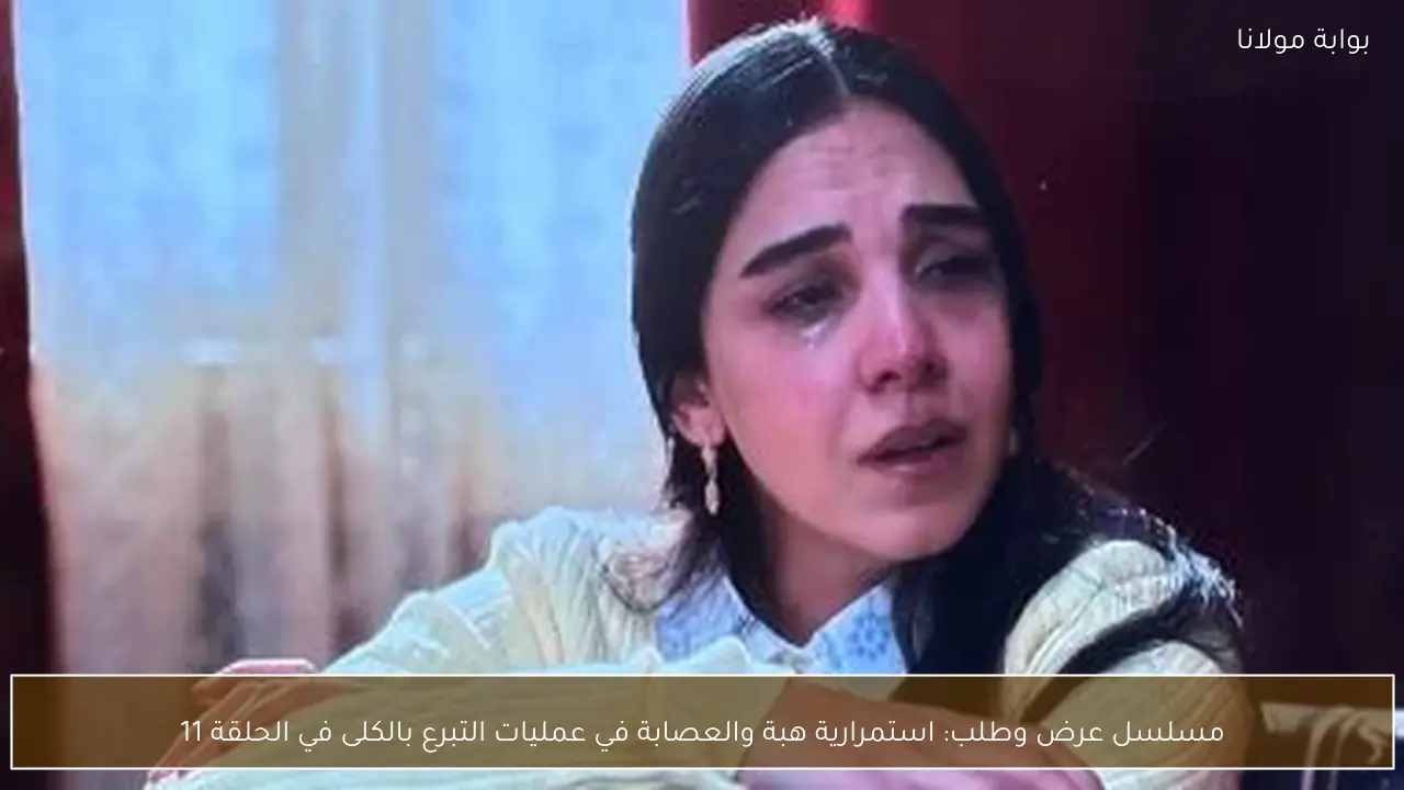 مسلسل عرض وطلب: استمرارية هبة والعصابة في عمليات التبرع بالكلى في الحلقة 11