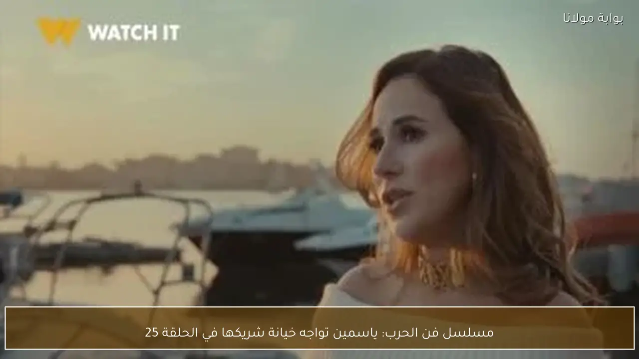 مسلسل فن الحرب: ياسمين تواجه خيانة شريكها في الحلقة 25