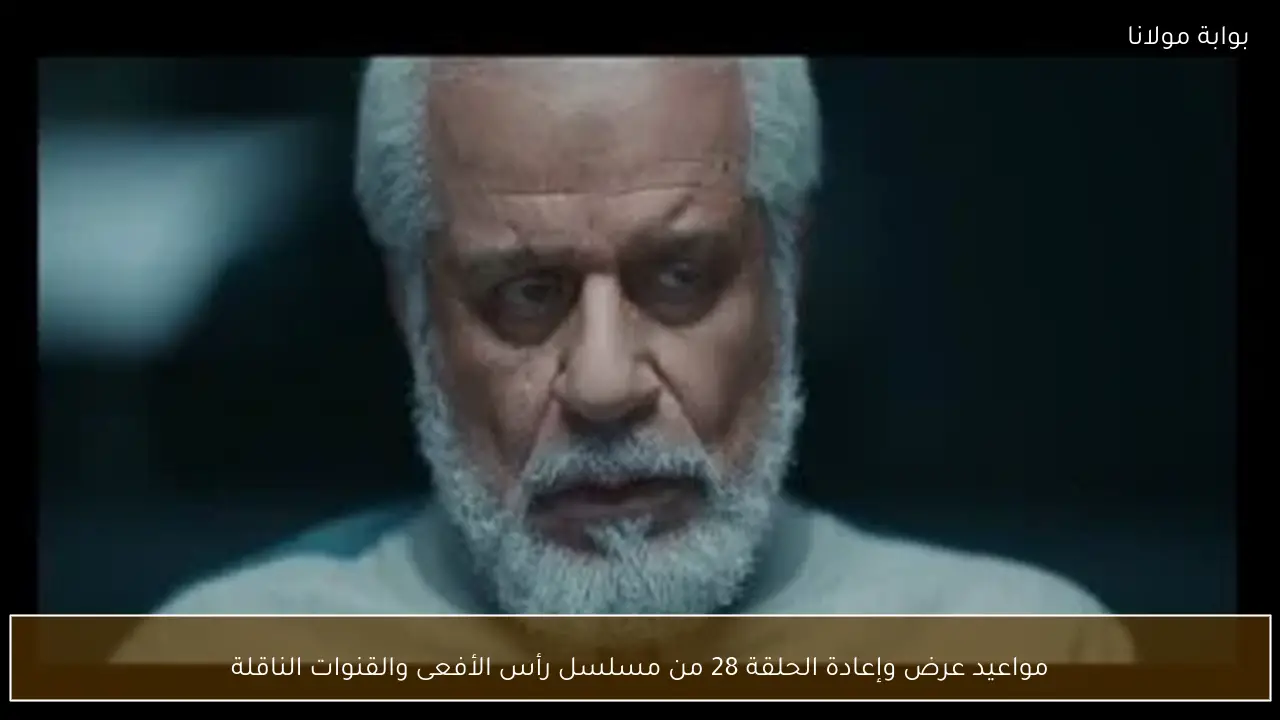 مواعيد عرض وإعادة الحلقة 28 من مسلسل رأس الأفعى والقنوات الناقلة