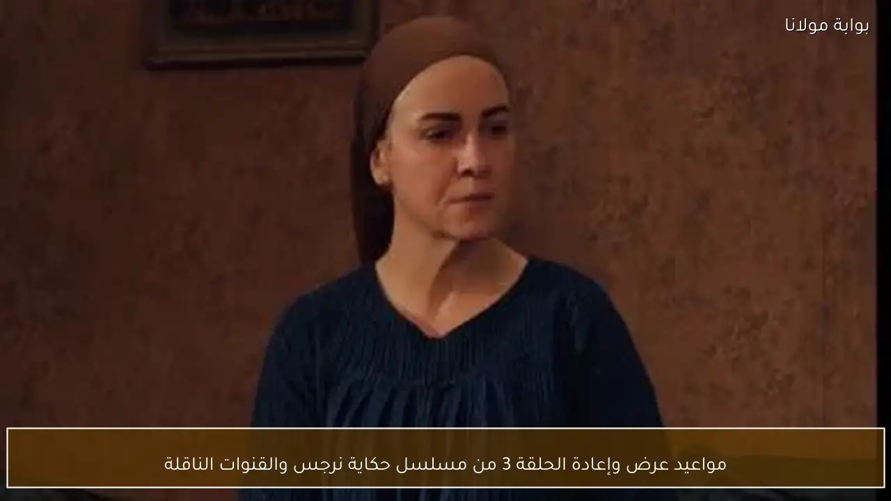 مواعيد عرض وإعادة الحلقة 3 من مسلسل حكاية نرجس والقنوات الناقلة