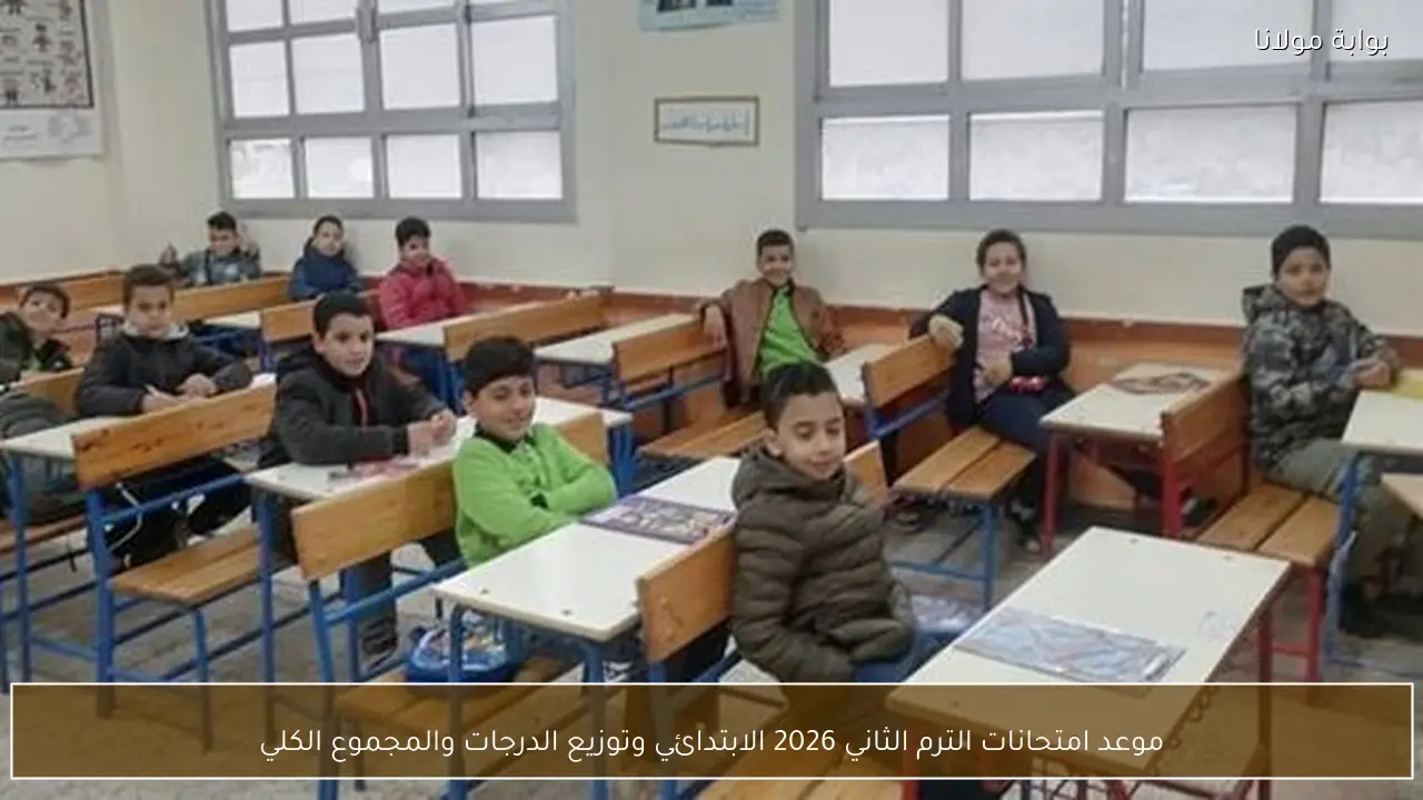 موعد امتحانات الترم الثاني 2026 الابتدائي وتوزيع الدرجات والمجموع الكلي