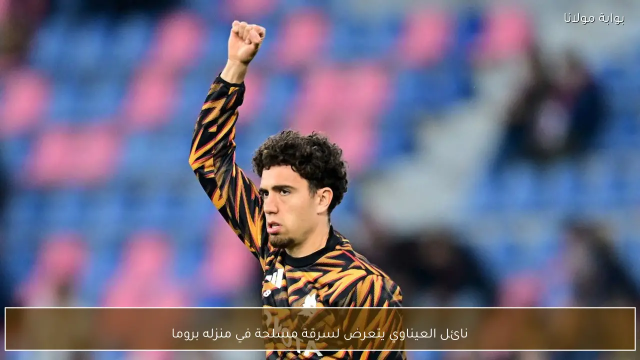 نائل العيناوي يتعرض لسرقة مسلحة في منزله بروما