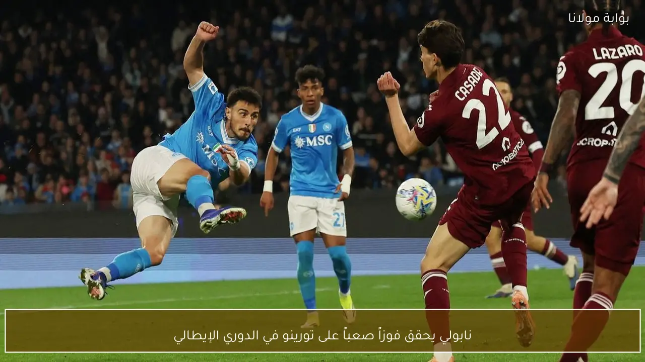 نابولي يحقق فوزاً صعباً على تورينو في الدوري الإيطالي