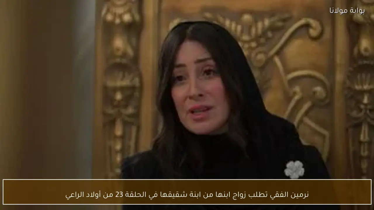 نرمين الفقي تطلب زواج ابنها من ابنة شقيقها في الحلقة 23 من أولاد الراعي