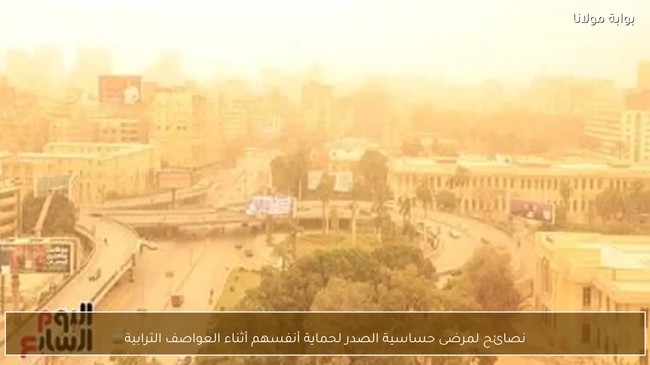 نصائح لمرضى حساسية الصدر لحماية أنفسهم أثناء العواصف الترابية