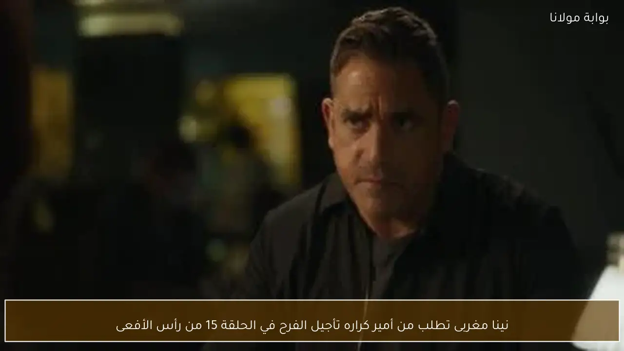 نينا مغربى تطلب من أمير كراره تأجيل الفرح في الحلقة 15 من رأس الأفعى