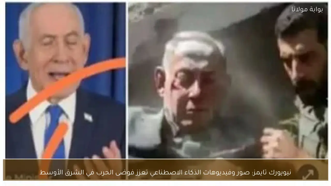 نيويورك تايمز: صور وفيديوهات الذكاء الاصطناعي تعزز فوضى الحرب في الشرق الأوسط