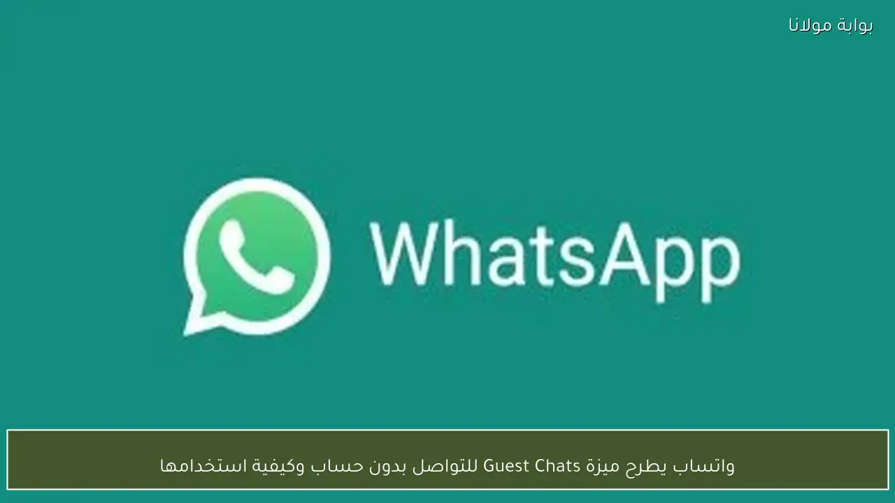 واتساب يطرح ميزة Guest Chats للتواصل بدون حساب وكيفية استخدامها