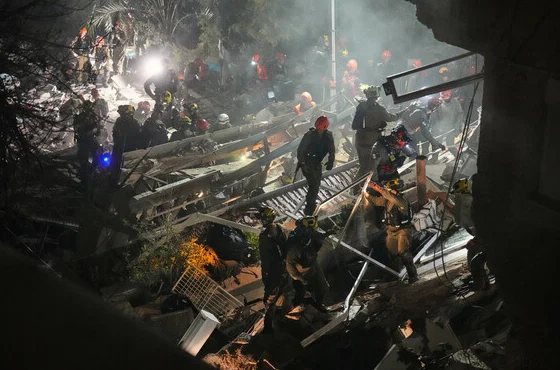 الدمار في حيفا المحتلة