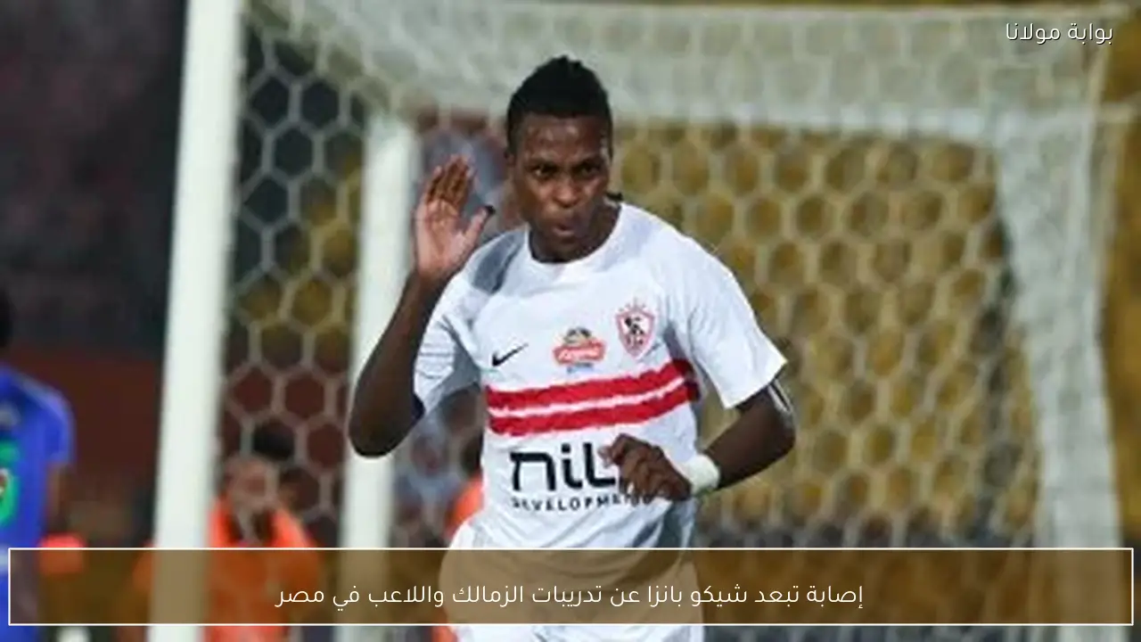 إصابة تبعد شيكو بانزا عن تدريبات الزمالك واللاعب في مصر
