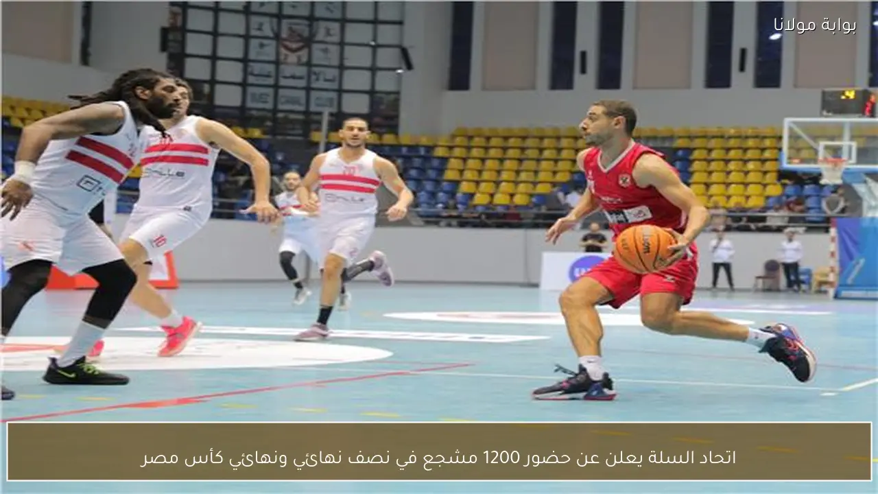 اتحاد السلة يعلن عن حضور 1200 مشجع في نصف نهائي ونهائي كأس مصر