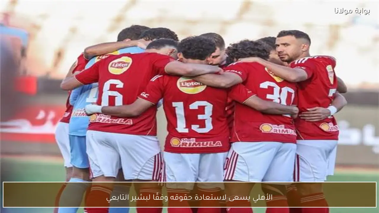 الأهلي يسعى لاستعادة حقوقه وفقًا لبشير التابعي