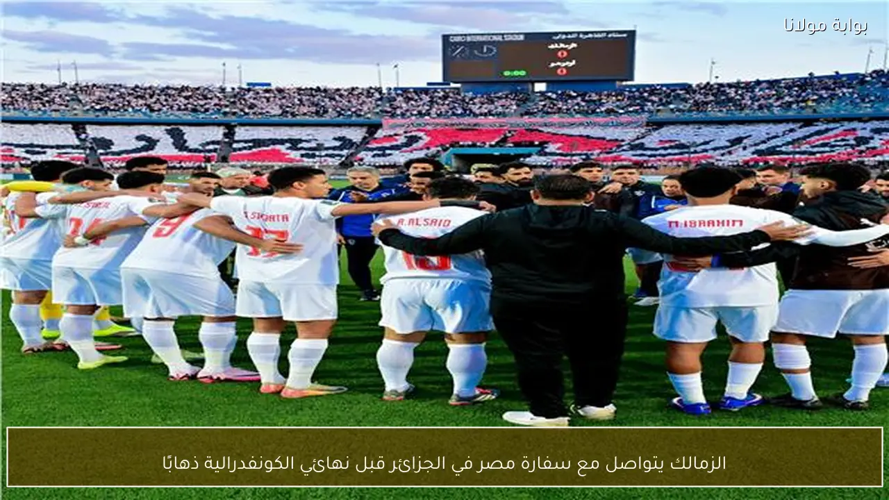 الزمالك يتواصل مع سفارة مصر في الجزائر قبل نهائي الكونفدرالية ذهابًا